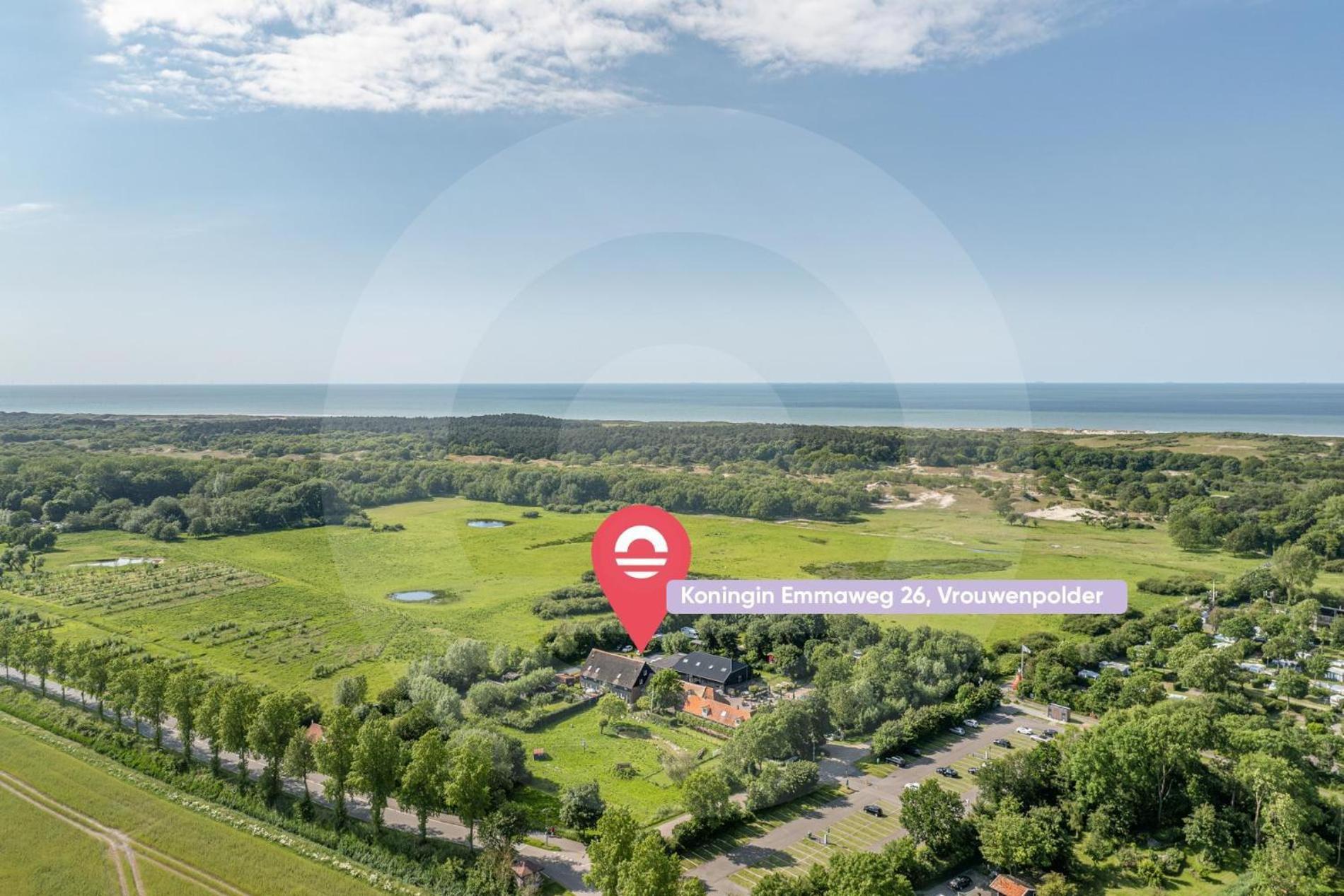 Vakantiewoning - Kon. Emmaweg 26 | Vrouwenpolder 'Uitspanning Oranjezon' Exterior foto