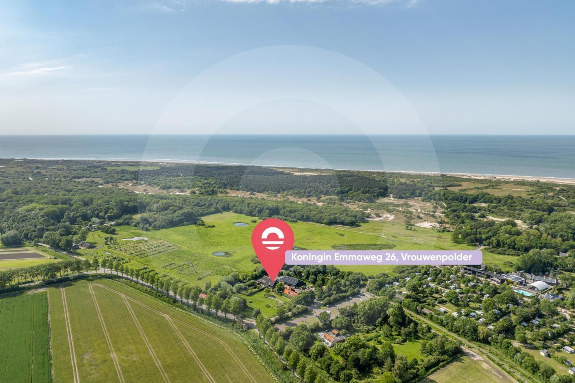 Vakantiewoning - Kon. Emmaweg 26 | Vrouwenpolder 'Uitspanning Oranjezon' Exterior foto